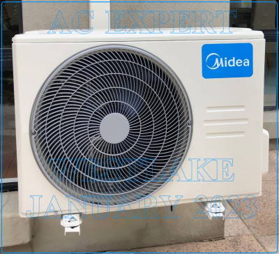 Midea installation during the summer of 2022