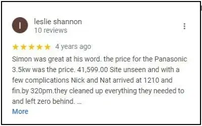 Air conditioning reviews for split system units in Brisbane, highlighting customer satisfaction