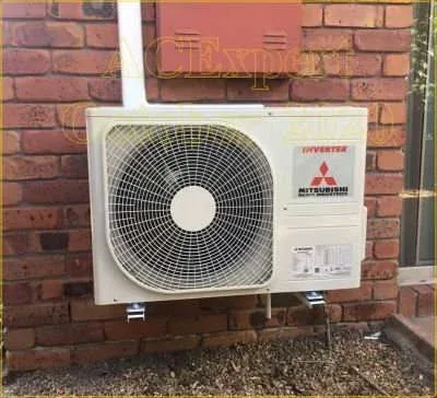 Damaged DIY Install Refrigerant Lines Damaged refrigerant lines from a DIY air conditioner install; call 0420 718827 for expert repair