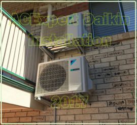 air conditioning installation from 2018 example