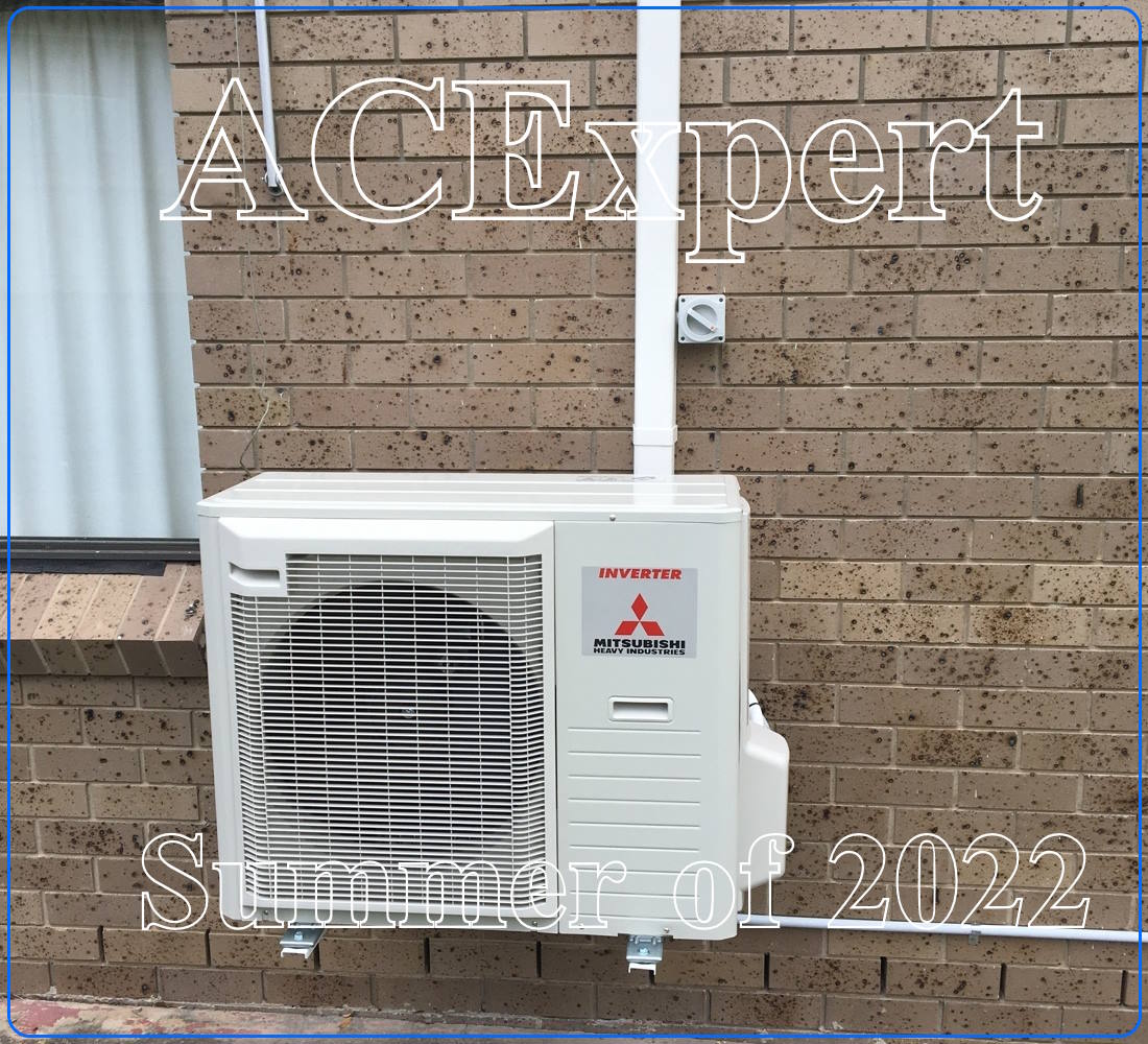 Split system installation in a Melbourne bedroom featuring wall bracket and winter heating setup
