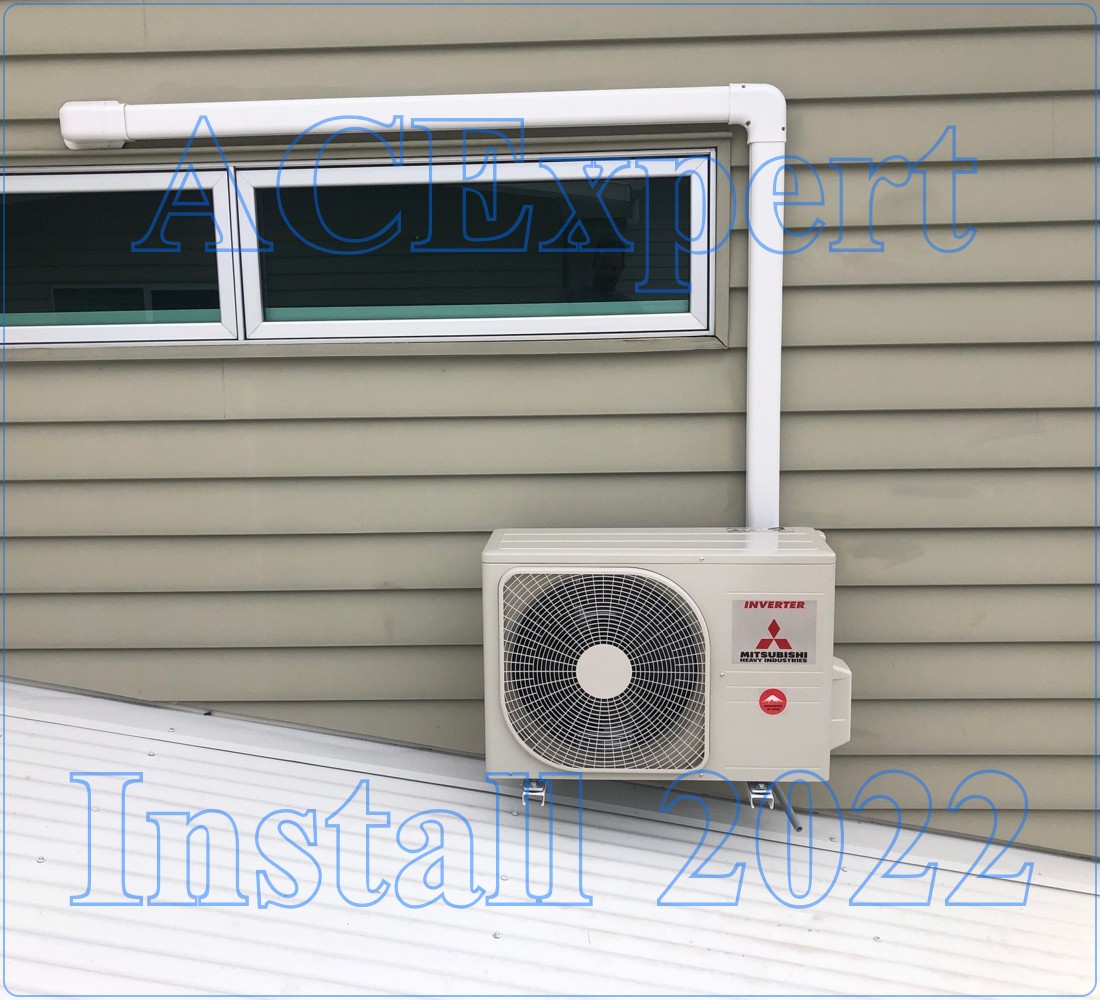 Close up of air filter replacement in wall mounted unit Ductwork installation in a Sydney ceiling cavity with silver insulated flexi-duct sections