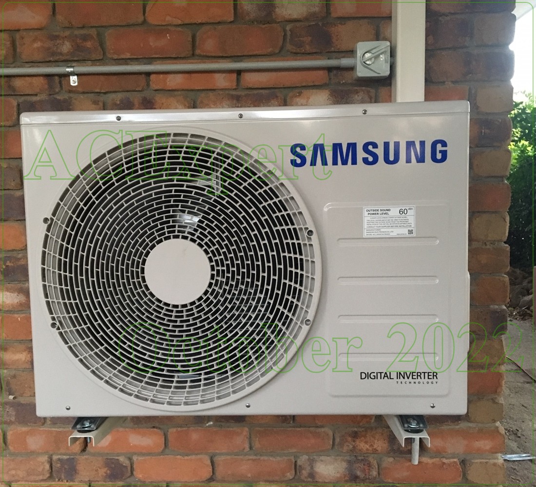 Energy savings badge displayed beside a new heating system tailored for Australian homes