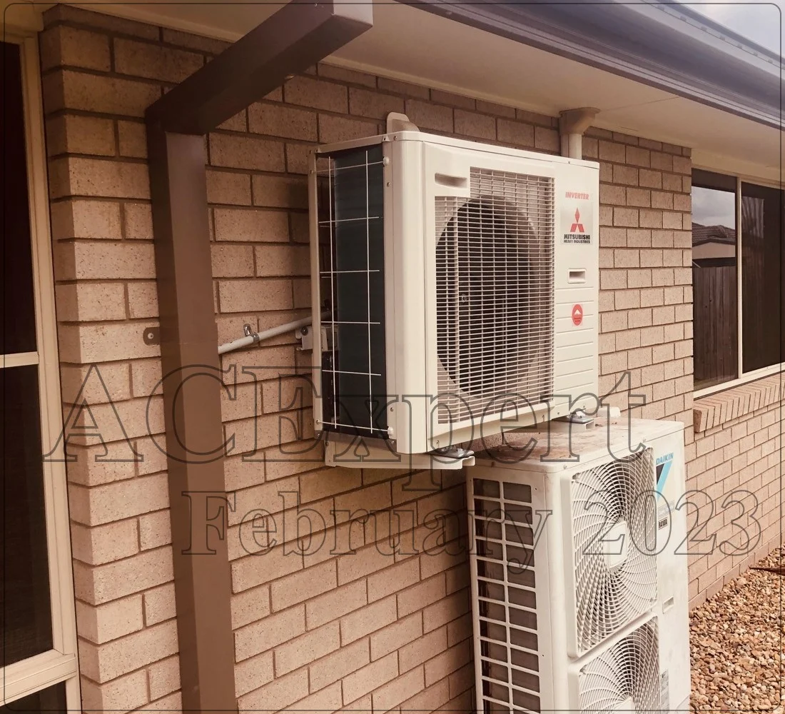 Expert split system installation showing where to place your outdoor unit in Brisbane. Call 0420 718827.