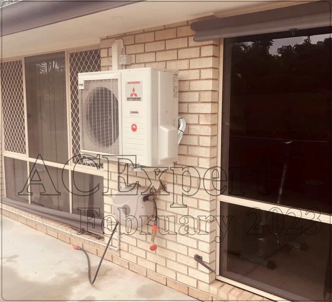 Expert split system installation showing correct outdoor unit placement for Brisbane homes
